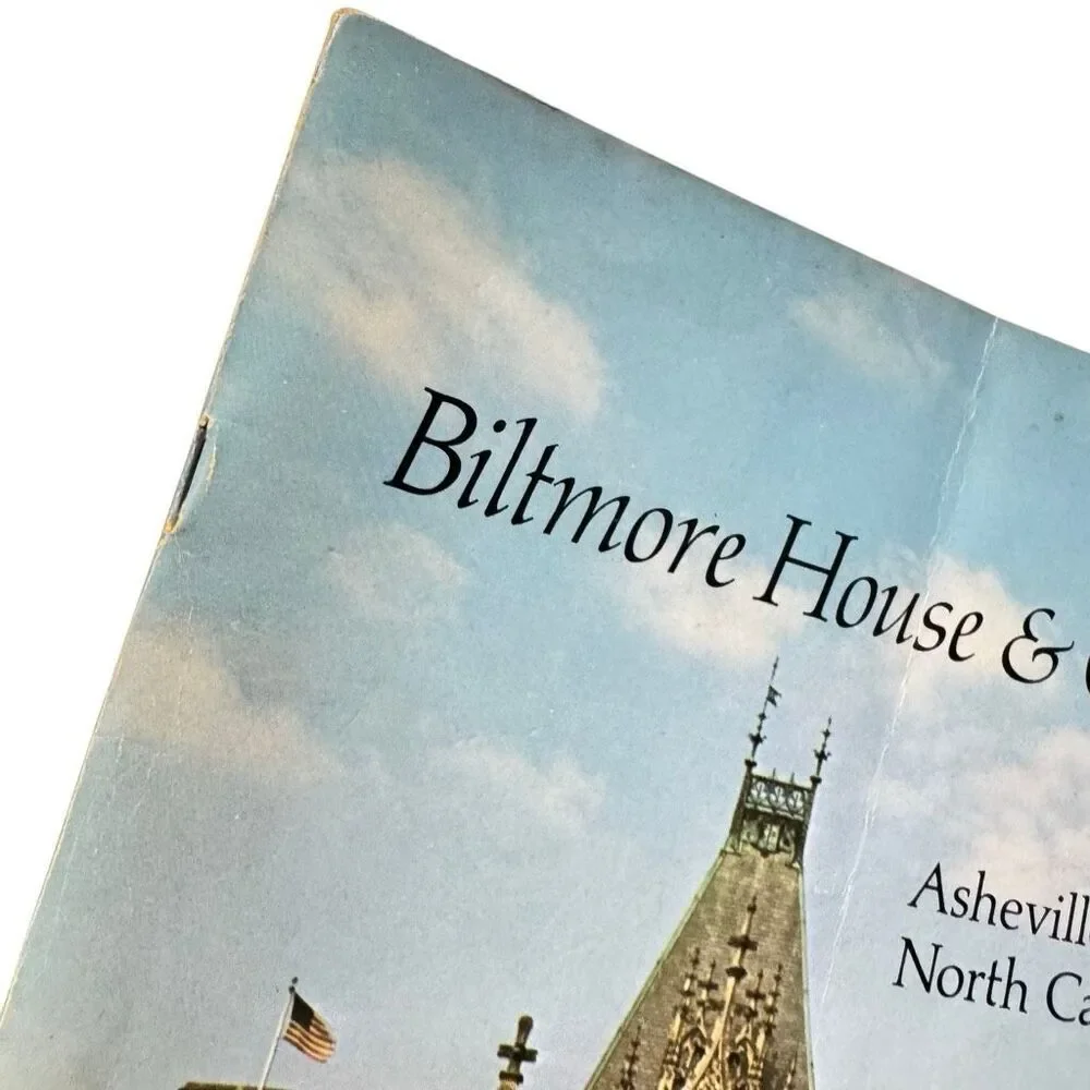1979 Biltmore House & Gardens Brochure Visitor Guide Asheville North Carolina